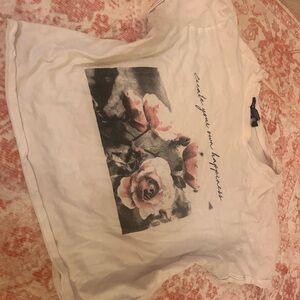 One Clothing Los Angeles White crop top